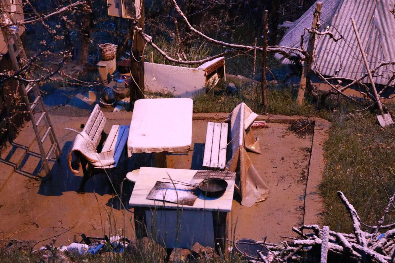 Konya’da bahar ortasında kışın beyaza bürüdüğü bir ilçe daha var 23